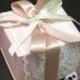 Fairytale Wedding Favor Boxes (Set Of 50) with Lace and Ribbon Bow - New