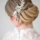 Bridal Pearl Hair Comb, Wedding Hair Comb, Crystal & Pearl Hair Comb, Bridal Head Piece - New