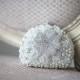 Wedding Purse, Bridal Clutch, Beaded Wedding Handbag - New