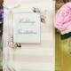 Vintage Candy Rose Wedding Invitation Card With Box - New