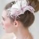 Wedding Hair Accessory, Bridal Fascinator, Wedding Head Piece, Feather Fascinator, Bridal Hair Accessory - New