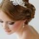 Bridal Headband, Floral Headband, Ivory Lace Headband, Wedding Headpiece, Bridal Hair Accessories, Wedding Hair Accessory - LAYLA - New