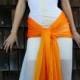 Marmalade Mermaid Wedding Gown Custom Couture Made to Fit Any Color Sash and Buttons