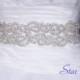 ANGELA Wedding Belt, Bridal Belt, Sash Belt, Crystal Rhinestones & Pearls