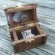 Rustic wedding ring box, nautical beach side wedding, ring pillow alternative, country wedding