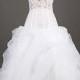 2014 Sexy White Sweetheart Beading Ruffles Ruched Organza A Line Wedding Dress/Vintage Beaded Bridal Dress/Custom Make Wedding Gown DH229