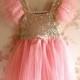 Flower Girl Dress -  Pink Flower Girl Dress
