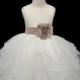 Ivory 37 color sash choose Flower Girl dress organza easter sash pageant wedding bridal  bridesmaid toddler 12-18m 2 4 6 6x 8 9 10 12 