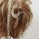 Bridal Pearl Headband, Lace İvory Pearl Head Piece,   Wedding Bridal Hair Accessory, Vintage Style, wedding Hair  accessory