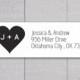Wedding Invitation Return Address Labels, Wedding Stickers, Return address stickers for invitations (#307)
