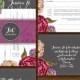 Knots and Kisses Wedding Stationery: New Wedding Invitations & Stationery Collection - Midnight Rose