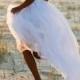 Dreamy wedding dress featuring lace arm bands and soft tulle skirt - New