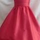 Flower Girl Dresses - RED (FD0SP7) - Wedding Easter Junior Bridesmaid - For Children Toddler Kids Teen Girls