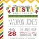 Fiesta Bridal Shower Invitation - Printed Invitations or Printable Files