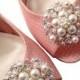 Faux Sure Pearls Shoe Clips