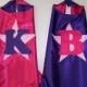 Personalized, CUSTOMIZED, Double Sided with MASK  Superhero Party CAPES for Kids