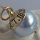 SOMETHING BLUE- Hand Stamped Custom Wedding Bouquet Charm- GOLD, fits Large Hole European Charm Bracelet