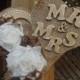 Wedding Cake Topper-Rustic Burlap and Lace Cake Topper-Vintage Inspired Cake Topper
