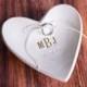 Personalized Ring Bearer Heart Bowl - Gift Packaged & Ready to Give
