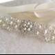 Silver wedding sash bridal belt rhinestone wedding dress sash pearl bridal belt crystal sash pearl
