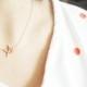 origami crane necklace, ROSE GOLD stainless steel,Jewelry for sensitive skin,everyday jewellery gift for her bridesmaid mom friend Christmas