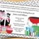 His and Hers Couple Wedding Shower Invitation