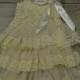 Elegant Vintage Cream Lace Dress-Baby-Toddler-1st Birthday Dress-Photograpy prop-Flower girl dress