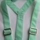 Mint green suspenders and bow tie set