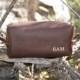 Personalized Handmade Leather Dopp Kit Extra Large Arizona Bag Gifts for Groomsmen with Custom Initials
