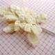 Velvet Millinery Leaves Spray of 18 Ivory for Weddings Hats Corsages Bridal Bouquets Hair Clips