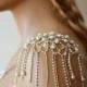 Wedding Rhinestone Jewelry -  Wedding Dress Shoulder
