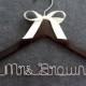 Personalized Hanger -  Wedding Hanger with Bow