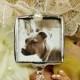 Bouquet Charm with Pet Photo Boutonniere Pin Photo Frame