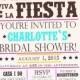 Fiesta bridal shower invitation printable Wedding shower invite Couples shower invitation Fiesta shower invite Mexican party invite