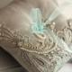 Wedding Ring Pillow - Nico Grey (Made to Order)