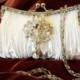 Bridal clutch, wedding clutch, Crystal clutch, vintage inspired evening bag, white clutch, bridal bag