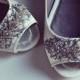 Downton Abbey Bridal Open toe Ballet Flats Wedding Shoes - All Full Sizes - Pick your own shoe color