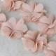 nude rosette lace trim for baby handband, wedding bouquet, bridal hair flowers