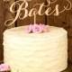 Custom Wedding Cake Topper - Birch