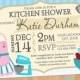 Kitchen Wedding Shower Invitation Printable
