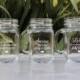 ANY QUANTITY Mason Jar Wedding Glasses - Wedding Party Personalized Mugs with Handle - Groomsmen Favor, Bridesmaid Gift - Custom Name & Date