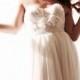 Wedding Dress Bustier wedding gown Chiffon  Lace- In The Month Of July Gown