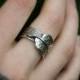Sage Leaf Ring...Engagement Ring Wedding Band Promise Ring, Unisex
