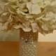 Rhinestone and Pearl Bouquet Cuff, Bouquet Holder, Wrap, Bridal Accessories, Bouquet, The Original BridalBling