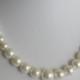 Bride - Bridesmaids Pearl necklace - Bridal Jewelry - Bridal Accessories - Wedding Jewelry