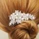Vintage Style Wedding Hair Comb, Pearl & Crystal Bridal Hair Accessories, Rhinestone Bridal Hair Comb, Wedding Hair Accessories, ARIANA