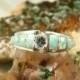 Native American Opal Sterling Engagement Ring