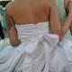 Stretch Cotton Sweetheart Wedding "Tesoro" Dress-----------------No Boning or padding