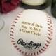 Personalized Engraved Baseball Wedding Bride Groom Ring Bearer Groomsman Usher Wedding Party Favor Gift Keepsake Gift