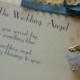 The Swarovski Wedding Angel-Wedding Angel Bouquet Charm-Gift from Mom to Bride-Blue Garter Charm-Something Blue